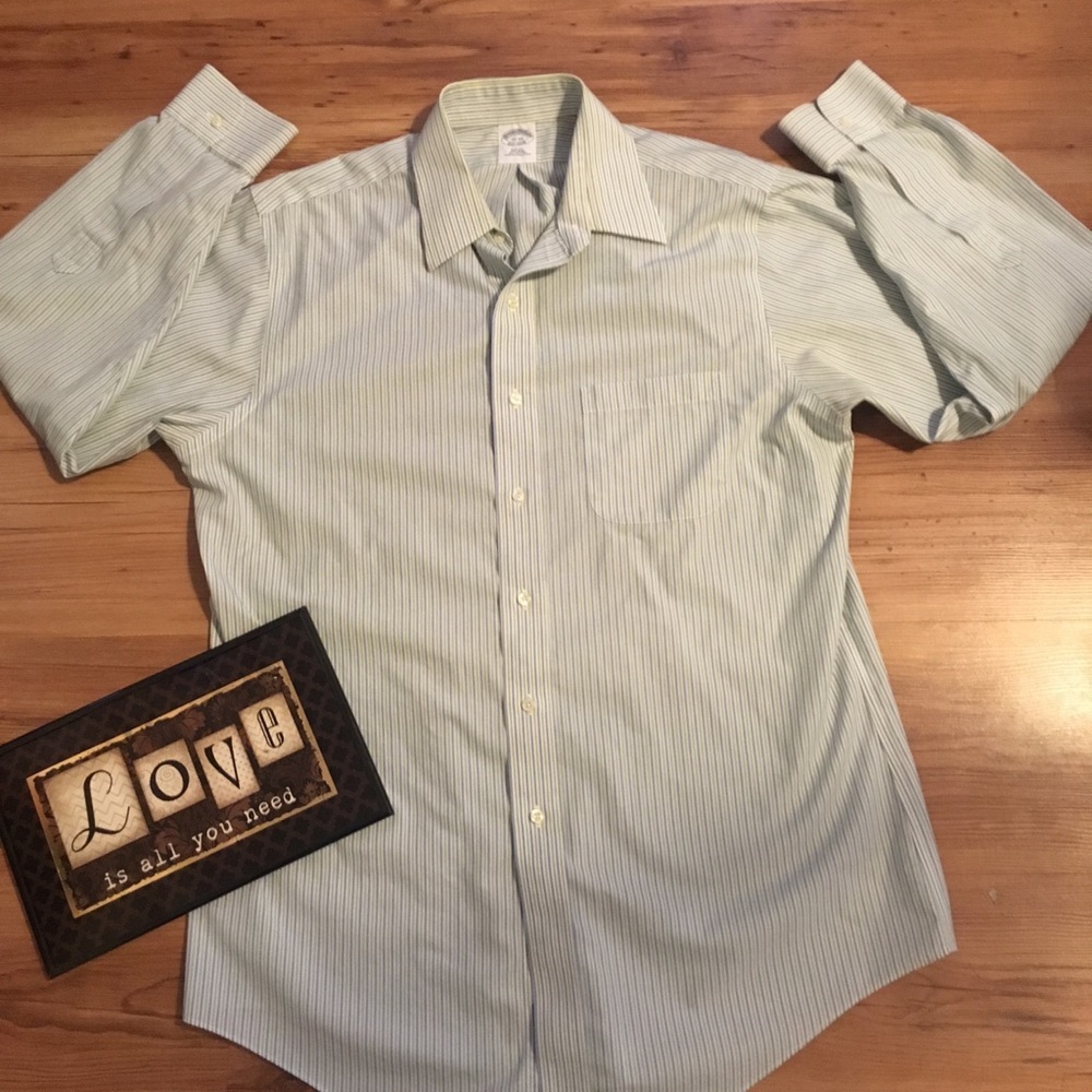 Brooks Brothers men’s L/S 16-33 (L) slim fit shirt
